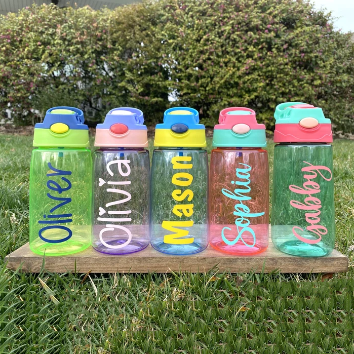 Personalized Kids Water Bottle Summer Gift