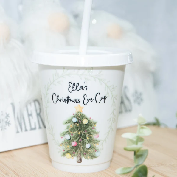 Personalized Kids Christmas Cups Party Favors